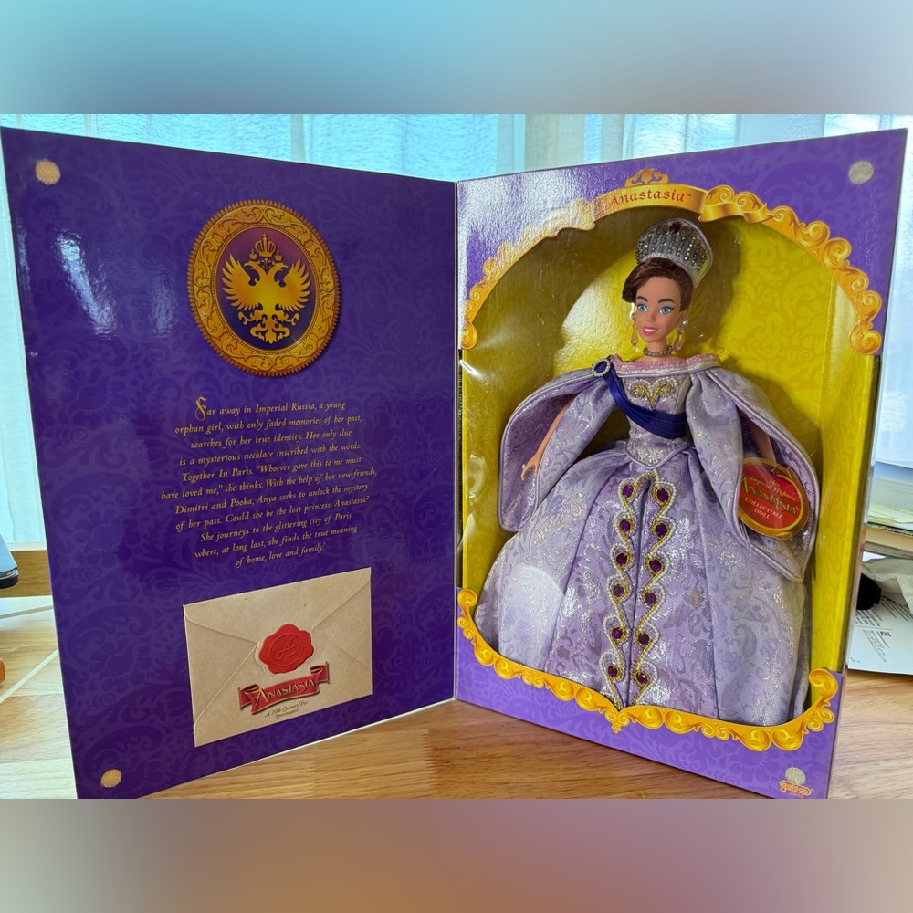 Anastasia Collector Doll (1997 Galoob, 20th Century Fox) – NIB with COA